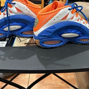 Reebok 22 orange and blue (preloved). Size 13